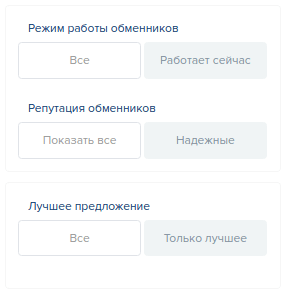 Режим работы обменников, предоставляющих возможность купить Биткоины за Яндекс деньги